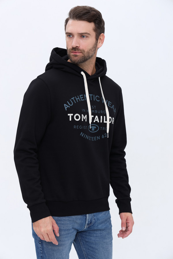 Толстовка Tom Tailor, размер 50-52, цвет чёрный - фото 3