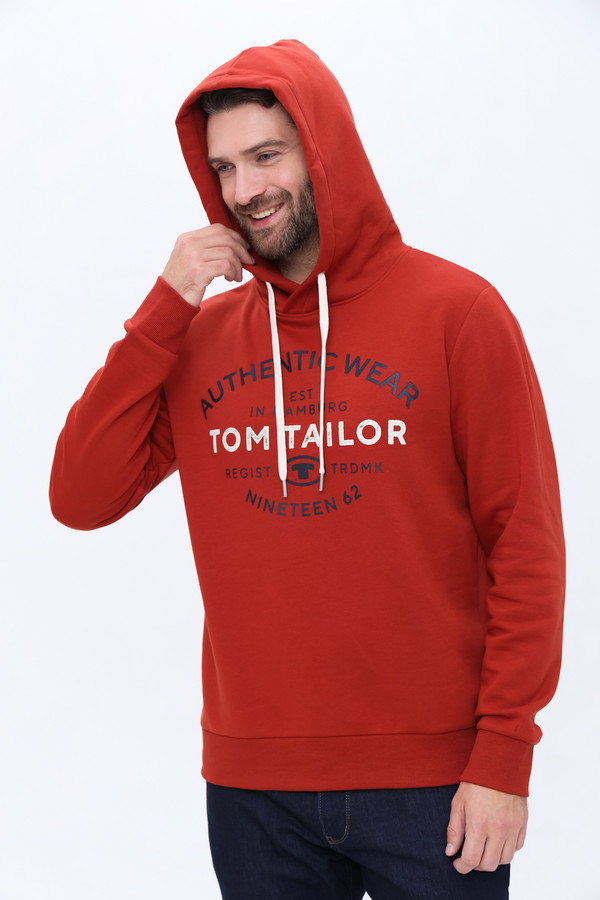 Толстовка Tom Tailor, размер 50-52, цвет бордовый - фото 4