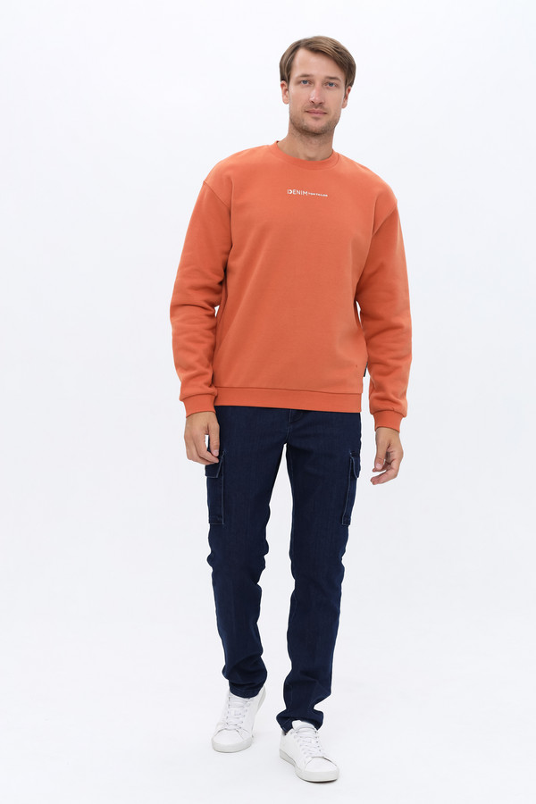 Джемпер Tom Tailor, размер 50-52, цвет оранжевый - фото 2