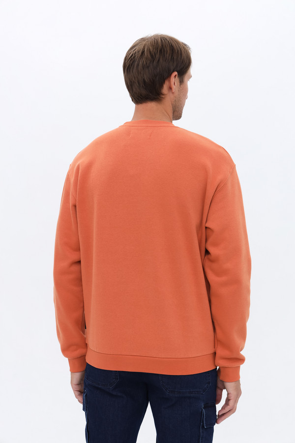 Джемпер Tom Tailor, размер 50-52, цвет оранжевый - фото 4