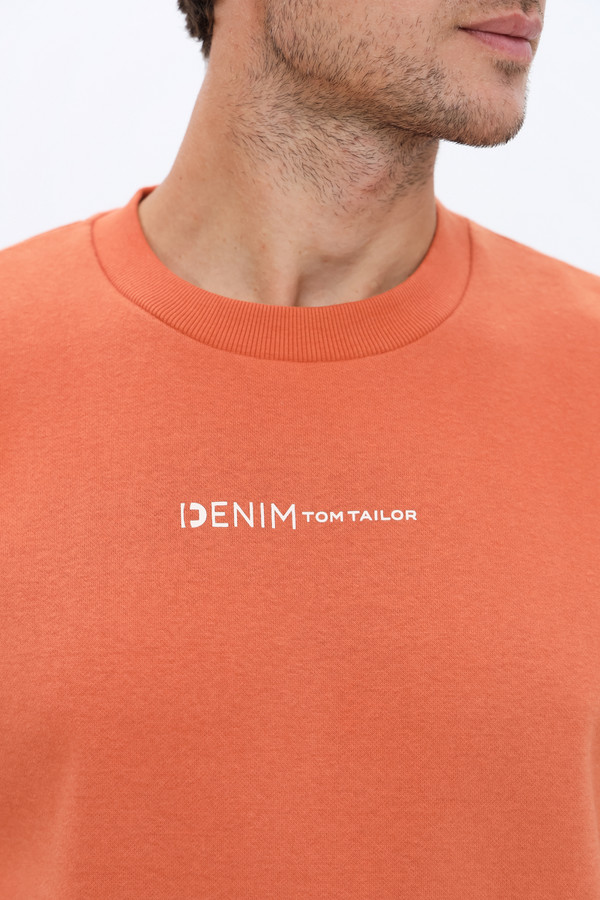 Джемпер Tom Tailor, размер 46-48, цвет оранжевый - фото 5