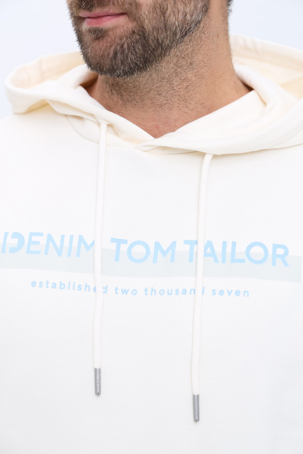 Толстовка Tom Tailor, размер 58-60, цвет белый - фото 7