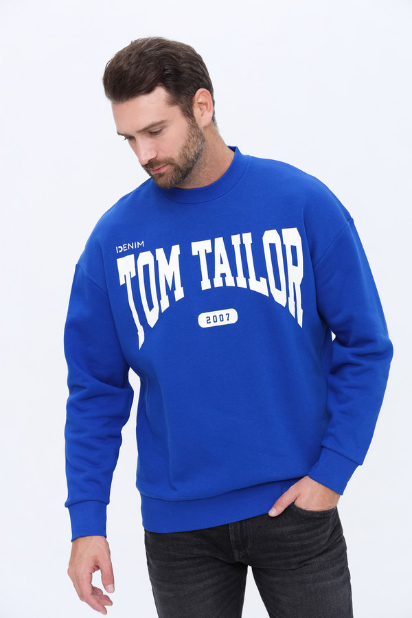 Джемпер Tom Tailor синего цвета