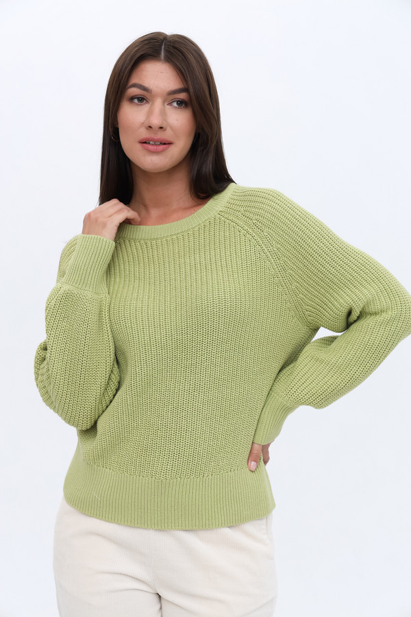 Пуловер Tom Tailor цвет зелёный