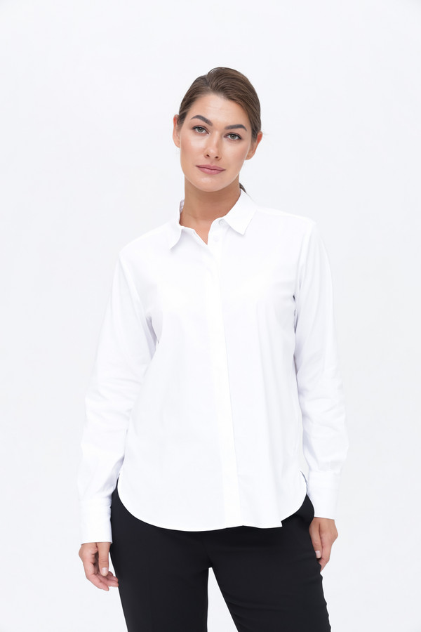 Рубашка с длинным рукавом Gerry Weber, размер 52, цвет белый - фото 3