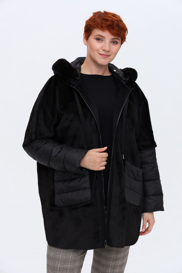 Пальто Milestone, размер 52, цвет чёрный
