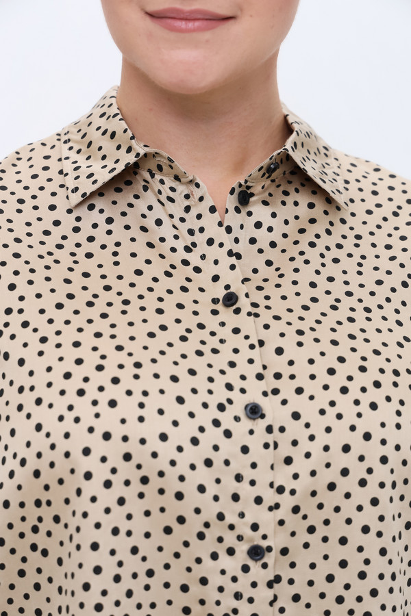Рубашка с длинным рукавом Gerry Weber, размер 44, цвет бежевый - фото 6