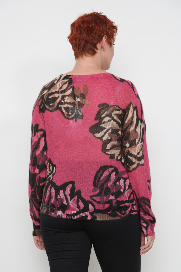 Пуловер Samoon, размер 56, цвет разноцветный - фото 4