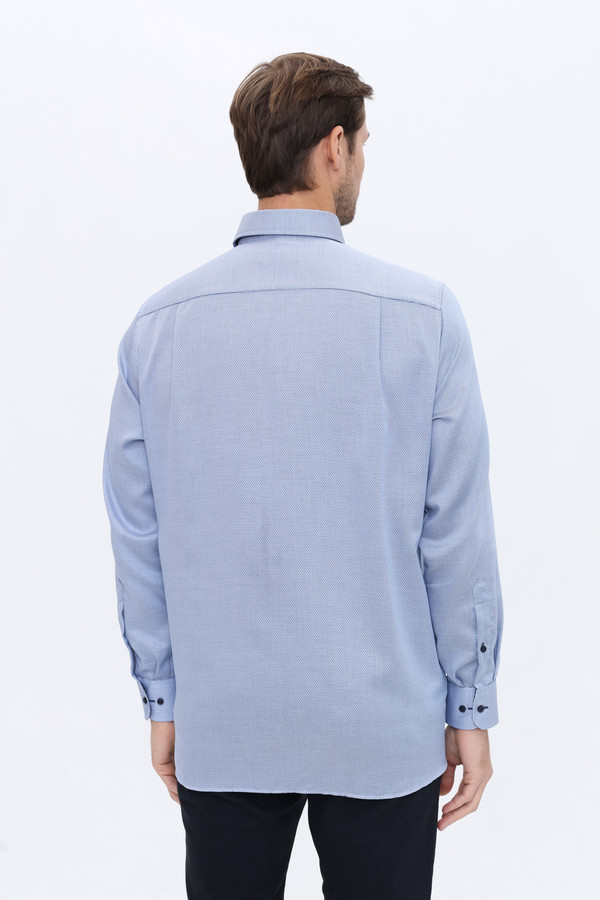 Рубашка с длинным рукавом Casa Moda, размер ворот 49, плечи 66, цвет голубой - фото 5