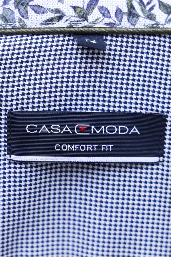 Рубашка с длинным рукавом Casa Moda, размер ворот 46, плечи 60, цвет синий - фото 8