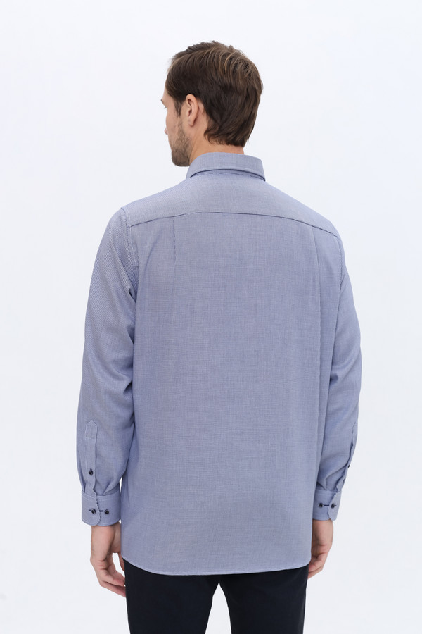 Рубашка с длинным рукавом Casa Moda, размер ворот 46, плечи 60, цвет синий - фото 4