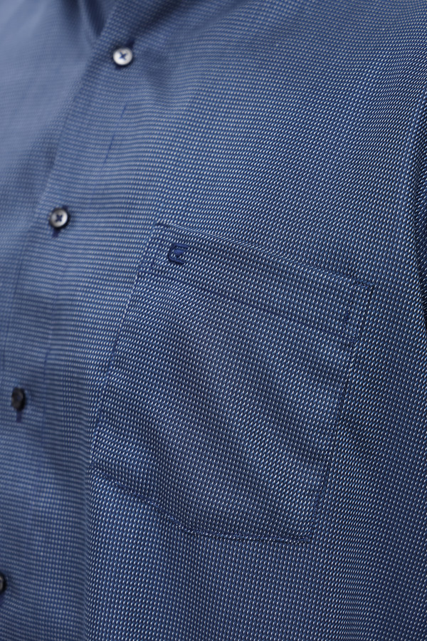 Рубашка с длинным рукавом Casa Moda, размер ворот 42, плечи 52, цвет синий - фото 6