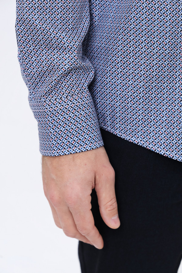 Рубашка с длинным рукавом Casa Moda, размер 54-56, цвет синий - фото 6