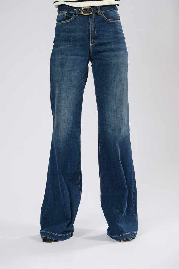 Модные джинсы Twin Set, размер 42-44(L32), цвет синий