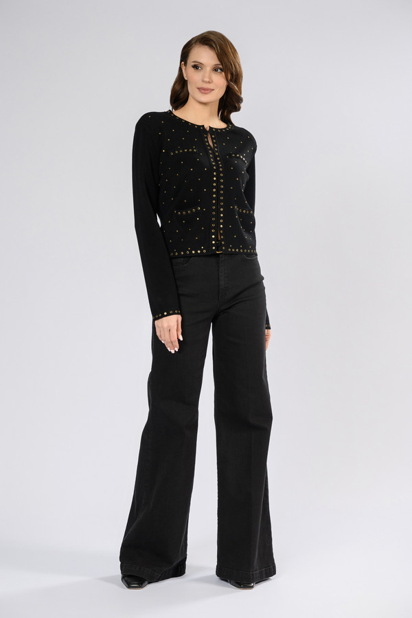 Жакет Twin Set, размер 48-50, цвет чёрный - фото 2