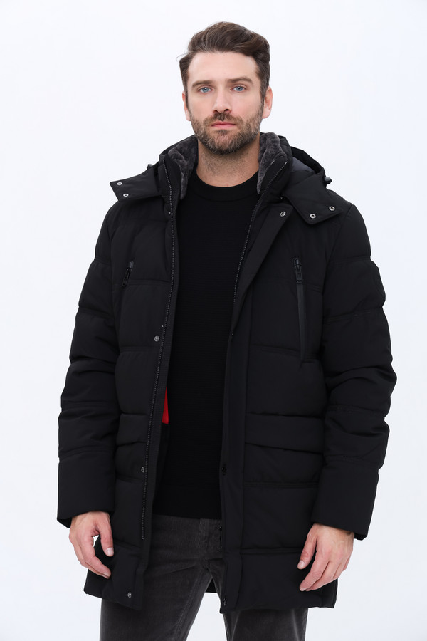 Пальто New Canadian, размер 52, цвет чёрный