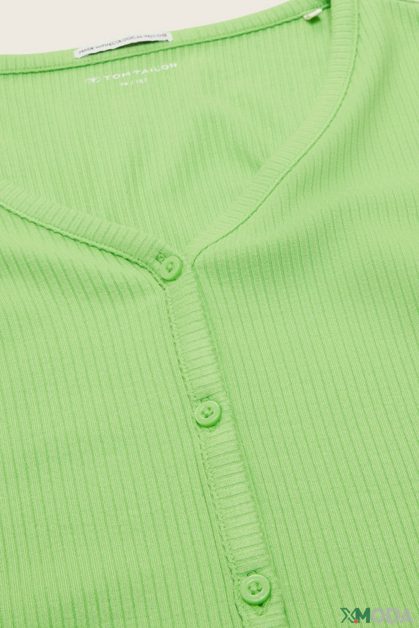 Джемперы и кардиганы Tom Tailor, размер 46-176, цвет зелёный - фото 3