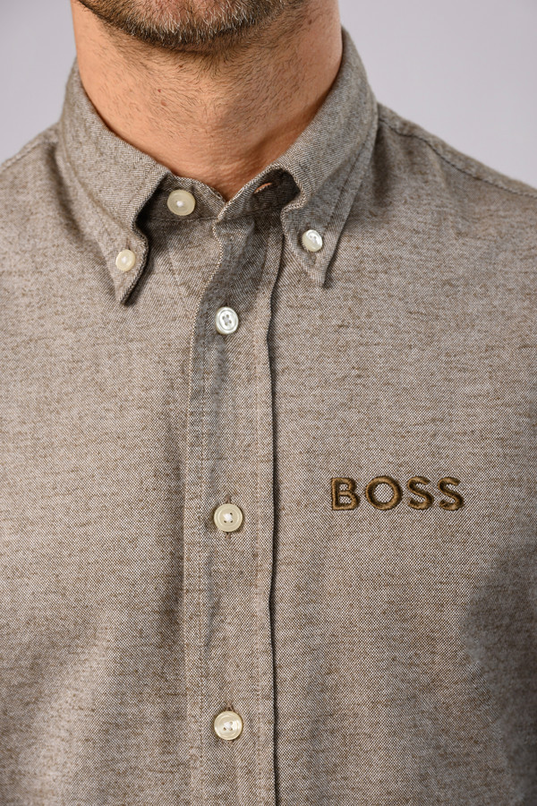 Рубашка Boss Black, размер 43-44 - фото 4