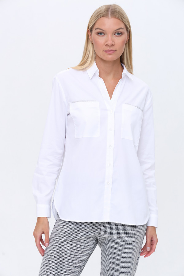Рубашка с длинным рукавом SE Stenau, размер 44, цвет белый - фото 3