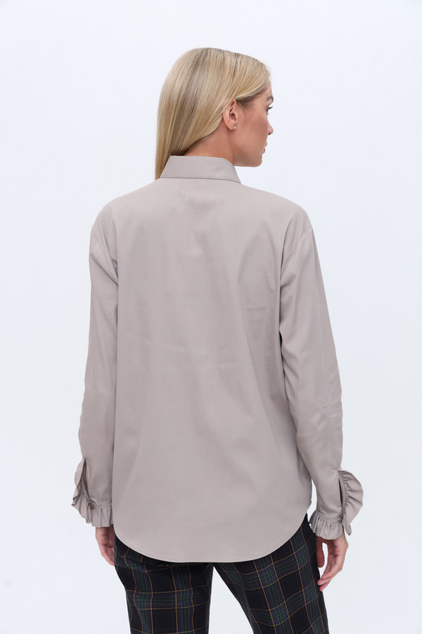 Рубашка с длинным рукавом SE Stenau, размер 50, цвет серый - фото 5
