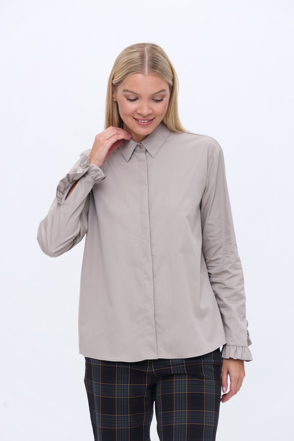 Рубашка с длинным рукавом SE Stenau, размер 50, цвет серый - фото 1