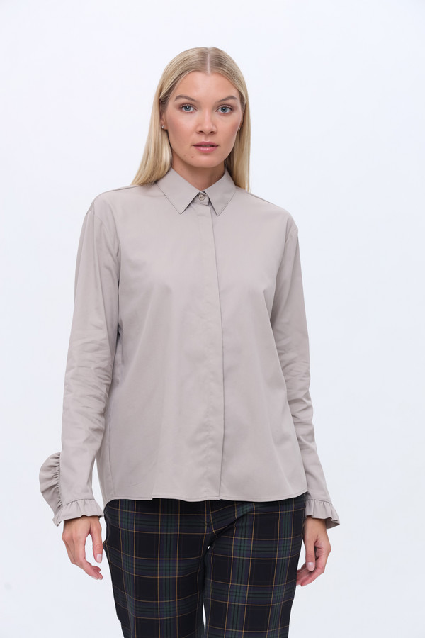 Рубашка с длинным рукавом SE Stenau, размер 50, цвет серый - фото 3
