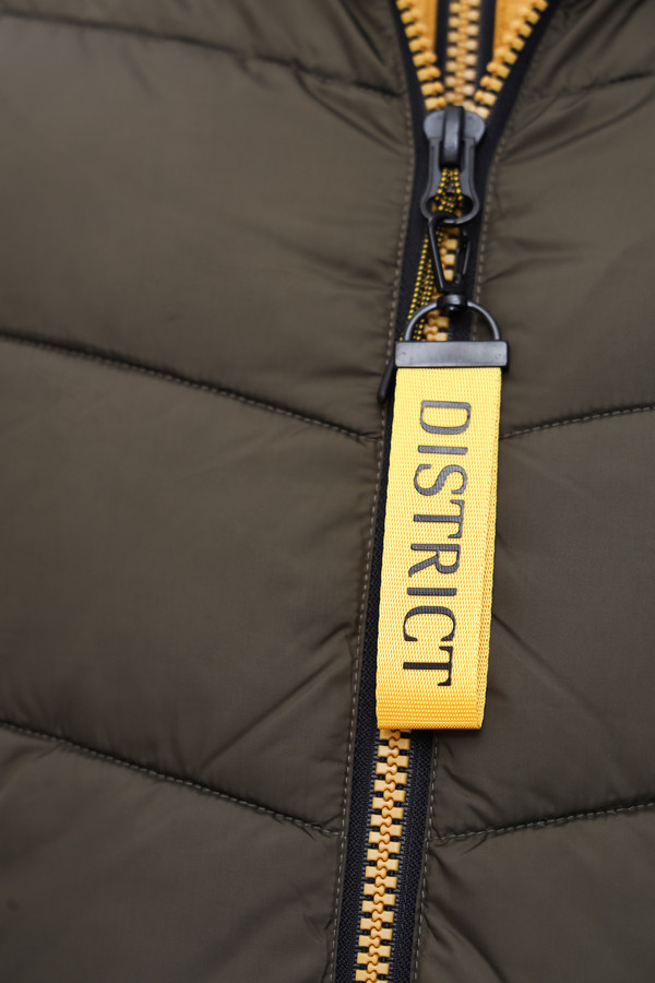 Куртка District, размер 56, цвет зелёный - фото 11