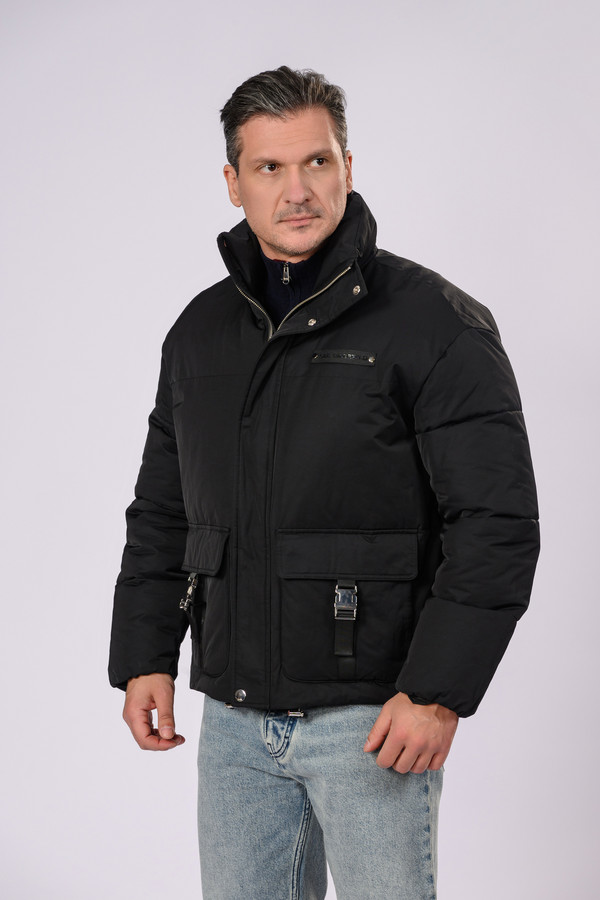 Куртка Karl Lagerfeld, размер 54, цвет чёрный