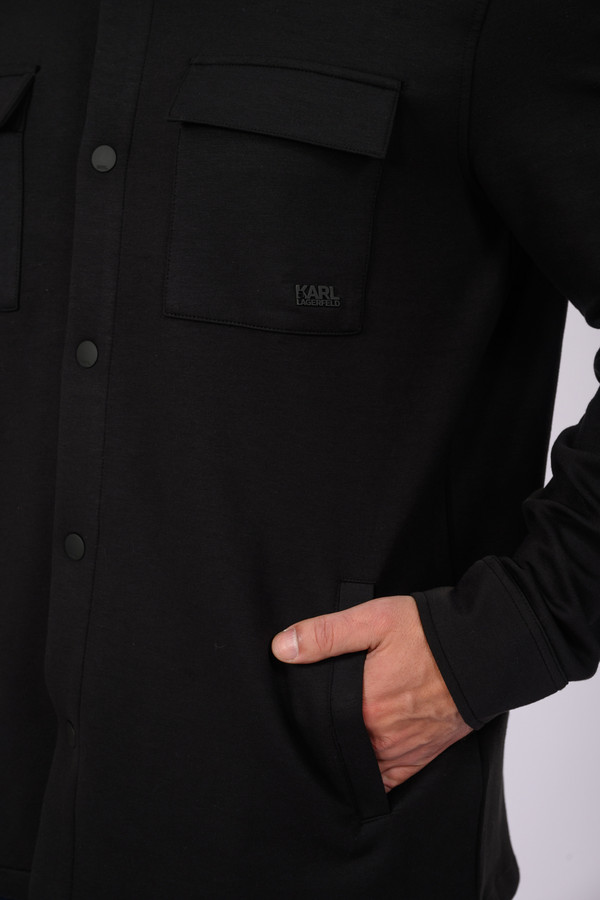 Рубашка Karl Lagerfeld, размер 50-52, цвет чёрный - фото 5