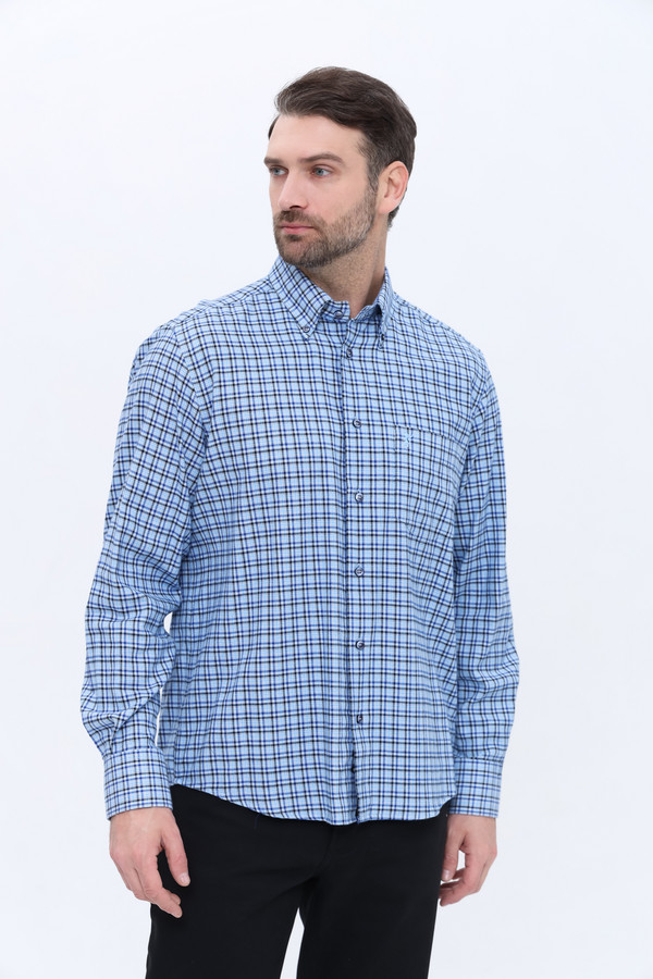 Рубашка с длинным рукавом Sea Barrier, размер 50-52, цвет голубой - фото 3