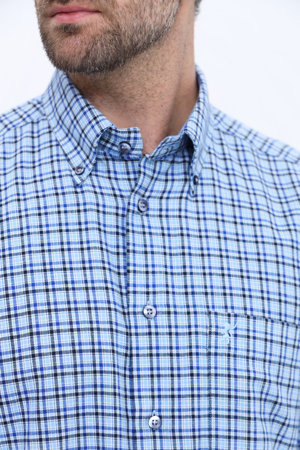 Рубашка с длинным рукавом Sea Barrier, размер 50-52, цвет голубой - фото 5