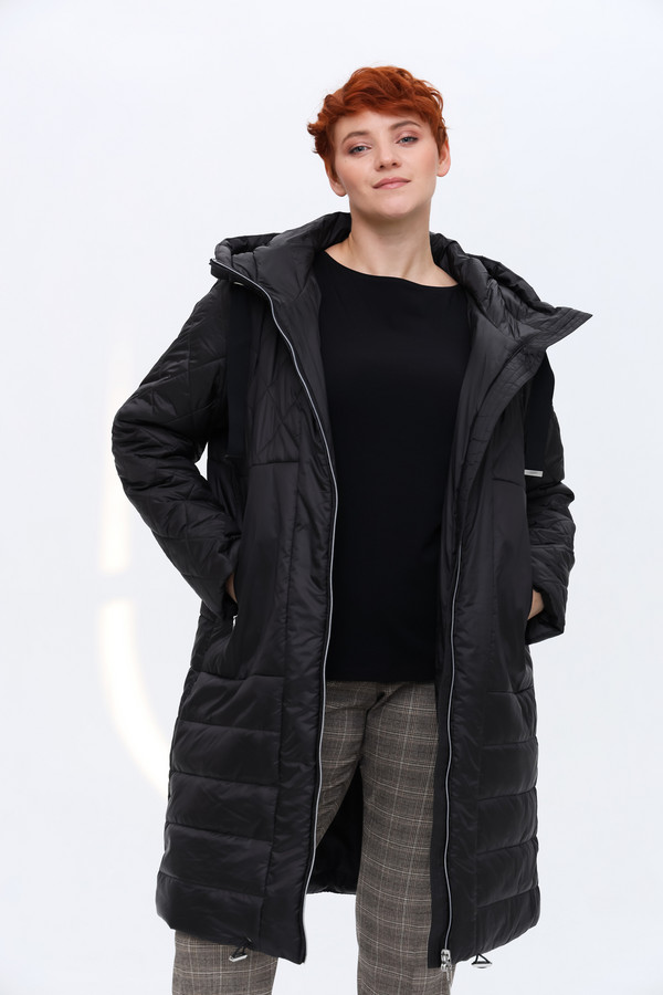 Пальто Baronia, размер 56, цвет чёрный - фото 3