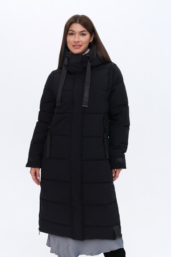 Пальто Zhrill, размер 40-42, цвет чёрный - фото 5