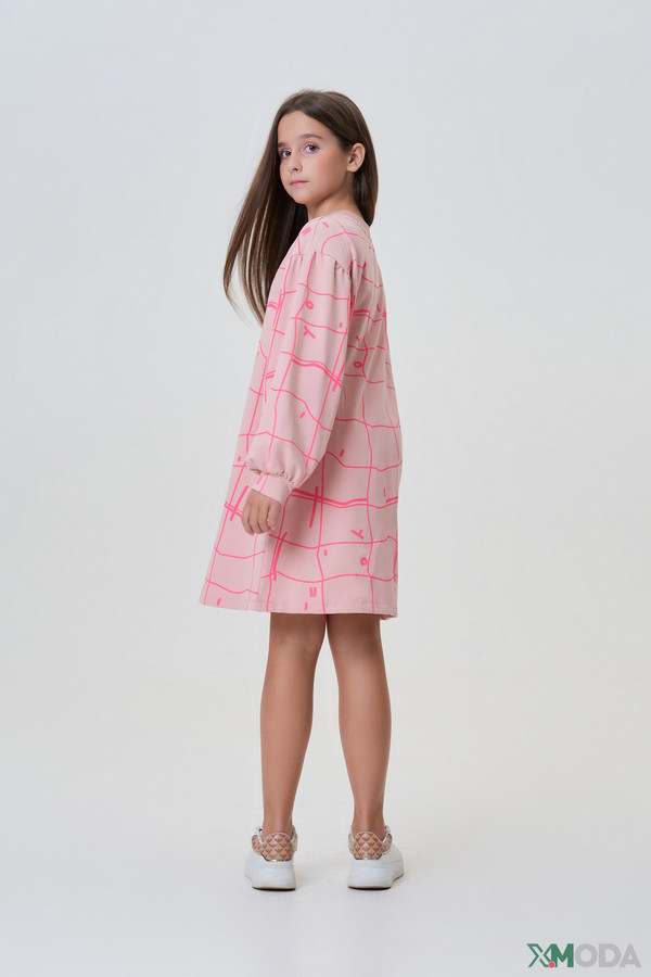 Платье Choupette, размер 40-152, цвет розовый - фото 3