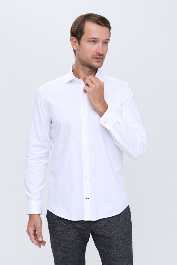 Рубашка с длинным рукавом Joop!, размер 44, цвет белый - фото 3