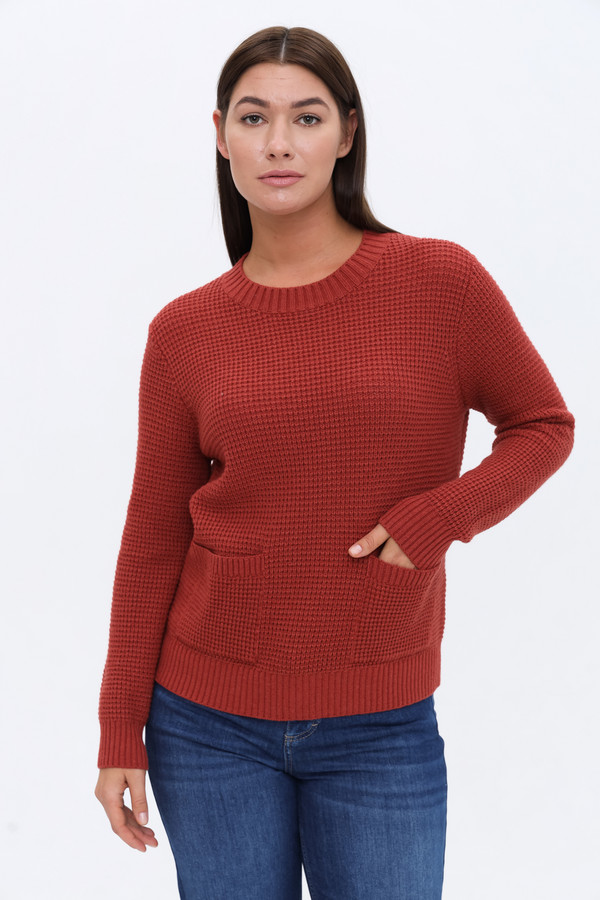 Пуловер Maerz, размер 44, цвет бордовый - фото 1