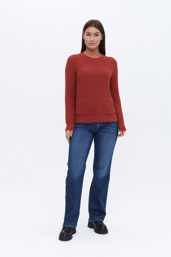 Пуловер Maerz, размер 44, цвет бордовый - фото 2