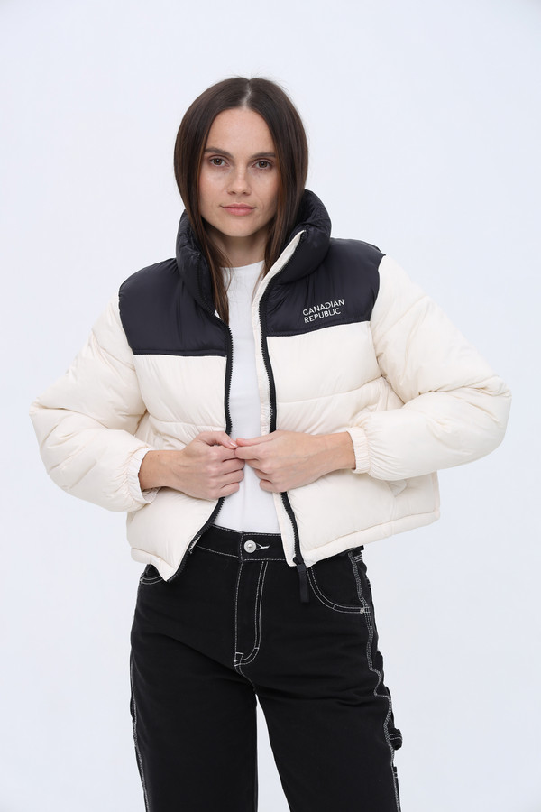 Куртка Alcott, размер 44-46, цвет белый - фото 1