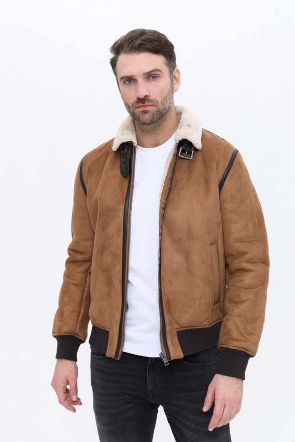 Куртка Alcott, размер 46, цвет коричневый