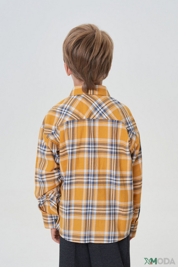 Рубашка Choupette, размер 32-128, цвет жёлтый - фото 3