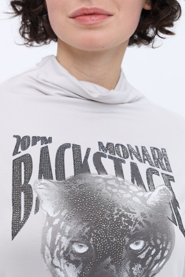 Пуловер Monari, размер 52, цвет серый - фото 5