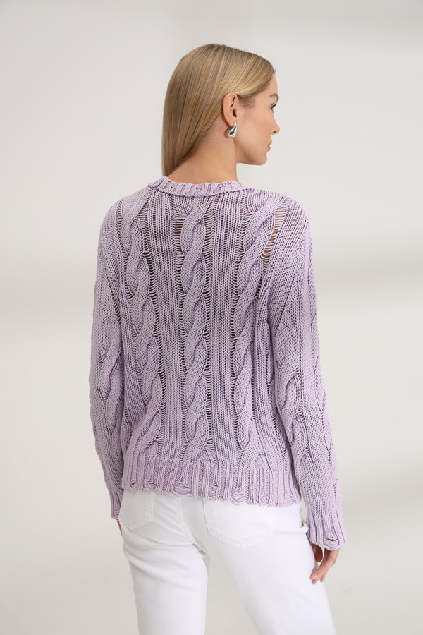Пуловер Monari, размер 46, цвет сиреневый - фото 4