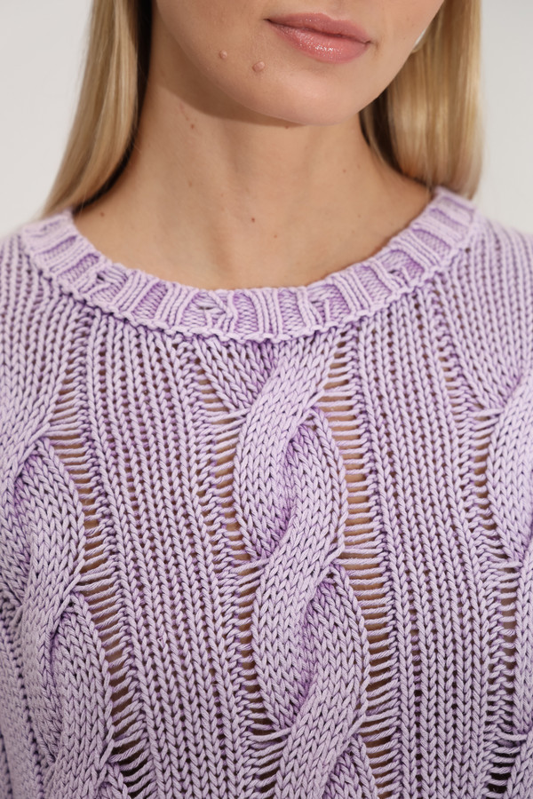 Пуловер Monari, размер 46, цвет сиреневый - фото 5