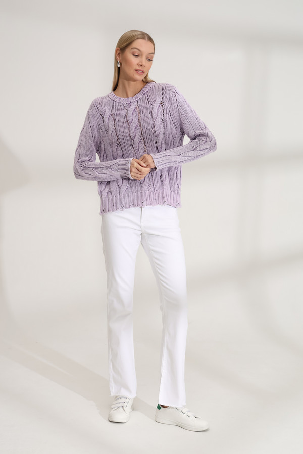 Пуловер Monari, размер 46, цвет сиреневый - фото 2