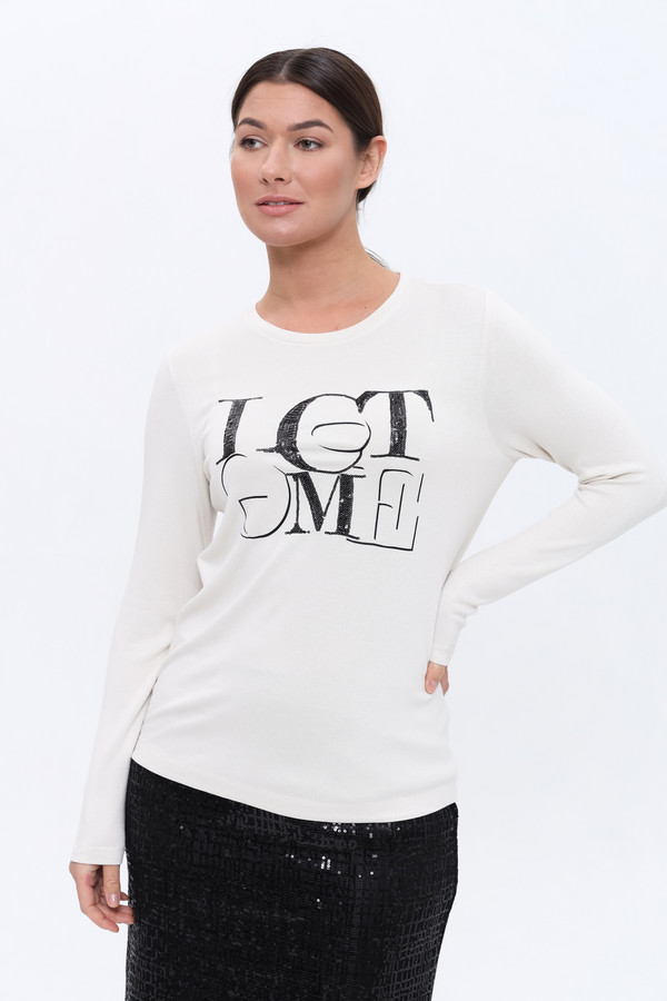 Пуловер Lecomte, размер 48, цвет белый