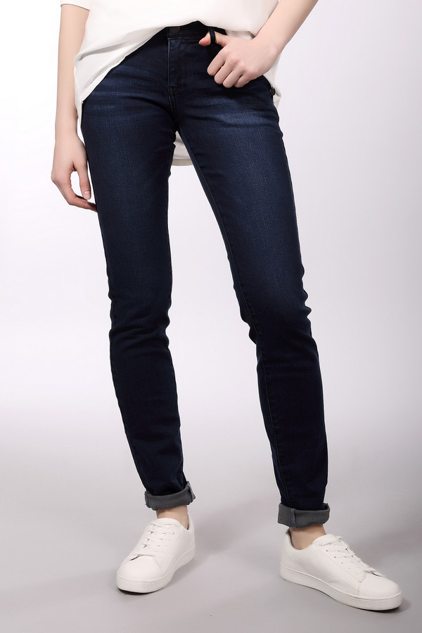 Классические джинсы QS, размер 42, цвет синий - фото 2