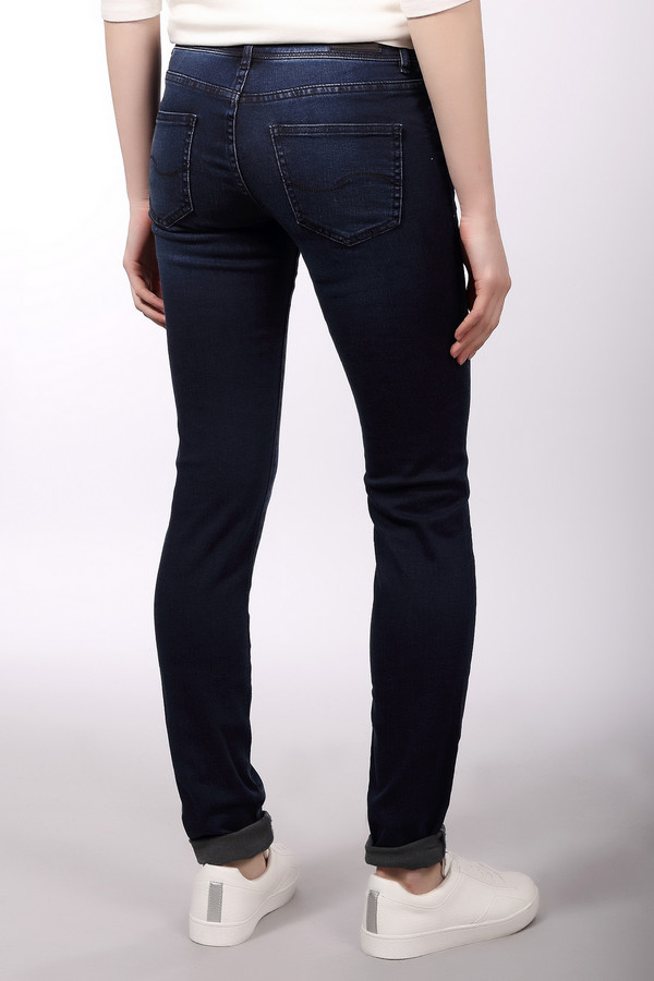 Классические джинсы QS, размер 42, цвет синий - фото 3