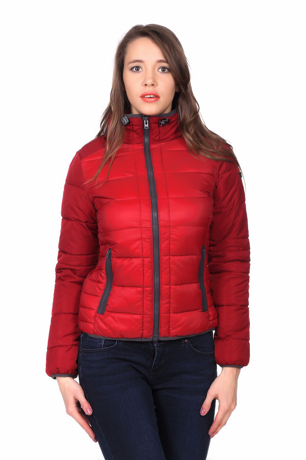Куртка QS, размер 38-40, цвет красный - фото 2
