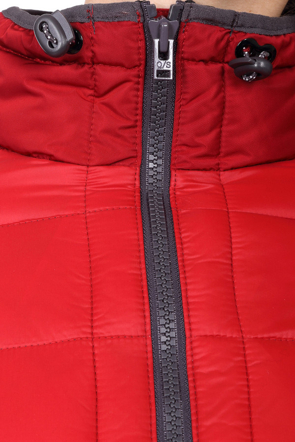 Куртка QS, размер 38-40, цвет красный - фото 4
