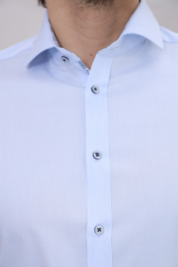 Рубашка с длинным рукавом Venti, размер ворот 42, плечи 52, цвет голубой - фото 5